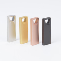 Clé USB miniature en métal en gros, 8 Go/32 Go/64 Go, USB 2.0, certifiée CE, cryptée, garantie 2 ans, logo personnalisé