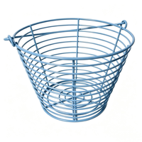 Panier de rangement en fil de fer avec poignées, panier à œufs de Pâques, conteneur pour balles de golf, panier organisateur multifonctionnel pour la cuisine et la maison