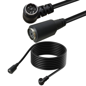 สายต่อขยาย S-Video แบบมีหัวต่อ Mini DIN 5 พิน แบบโคแอกเชียล หุ้ม PVC  ชนิดมุม <span class=keywords><strong>90</strong></span> องศา ขึ้น ลง ซ้าย ขวา ตัวผู้-ตัวเมีย - Product Image 2