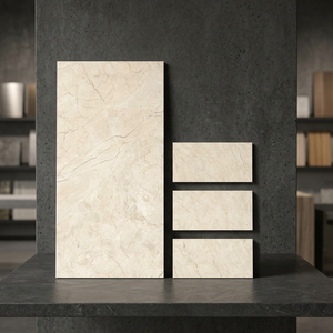 Gray Terrazzo Carving Porcelain Tiles 24x48 Inch Cement Look Floor Wall for Contemporary Commercial Spaces - Product Image 5