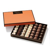 Boîte cadeau en chocolat sur mesure, design couvercle et base, forme rectangulaire, boîte en papier rigide pour truffes, ensembles de bonbons et biscuits