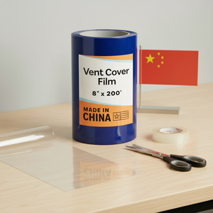 <span class=keywords><strong>Película</strong></span> Protectora para Ventilaciones, 8 Pulgadas x 200 Pies, Perforada para Fácil Uso, <span class=keywords><strong>Película</strong></span> Protectora Autoadhesiva Azul para Ventilaciones y Rejillas de Piso - Product Image 2