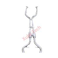 Double X Midpipe Catback pour BMW M3 E92 V8 4.0l 2008-2013 Échappement en titane Valvetronic avec silencieux et résonateurs