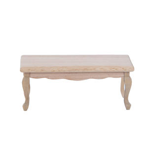 Mesa de centro de Color de registro de madera a escala 1:12, modelo Mini para casa de muñecas, muebles de sala de estar, juguete DIY, adorno artesanal, regalos para - Product Image 1