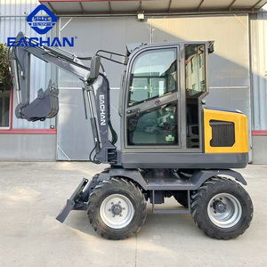 Fabricante de China Elevación hidráulica Excavadora de 3 toneladas Tracción de 4 ruedas Motor diesel Excavadora Construcción de muelle Excavadora todo terreno - Product Image 1
