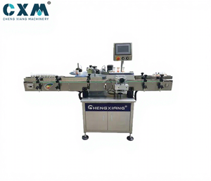 Etiquetadora Vertical Automática Eléctrica CX-LT con Motor y PLC para Envases de Cosméticos y Productos de Cuidado Diario - Product Image 1