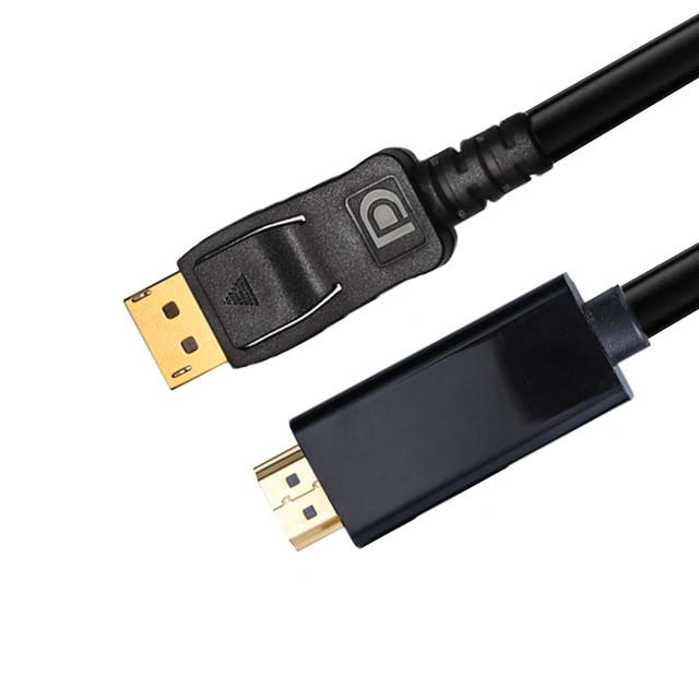 Displayport 1.4 to HDMI 2.1 Cable 8K60Hz 4K120Hz DP to HDMI Male to Male Cable for Computer Monitor Projector
