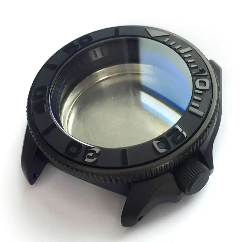 Custom Stainless Steel Brushed Watch Case Bezel Insert For SEIKO SKX007 SRPD With Sapphire Glass Watch Parts Accessories
