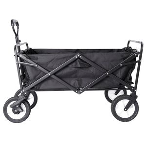 Large Capacity Custom Camping Shopping <b>Foldable</b> Four-Wheel Steel & MDF <b>Trolley</b> Cart with OEM Support Eco-Friendly & Waterproof - Product Image 3