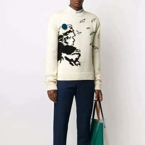 เสื้อสเวตเตอร์ขนแกะผ้าแจ็คการ์ดแบบสวมหัวลายการ์ตูนแนวสตรีทแวร์ผลิตตามสั่ง - Product Image 5