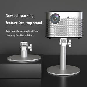 Trépied de projecteur de bureau CINE PB13 argenté - Rotation à 360°, longueur réglable, léger, sans perçage, universel pour projecteurs - Product Image 6