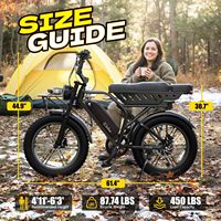 Vélo électrique R9 pour adultes, moteur 250W, batterie 48V 15Ah/35Ah, longue autonomie, 25 km/h, vélo électrique pour l'UE