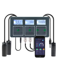 Testeur de qualité de l'eau WiFi 8 en 1 en ligne |   Moniteur multi-paramètres pour pH, ORP, TDS, EC, SALT, S.G, CF et température