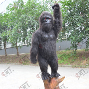 Chimpancé Animatronic de alta calidad de animales artificiales hechos a mano de tamaño real para Parque de Atracciones zoológico Museo de la naturaleza - Product Image 6
