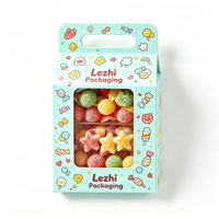 Scatole Regalo Economiche in Cartone per Dolci Natalizi con Manico e Finestra Trasparente, Confezione Personalizzata a Tema Halloween