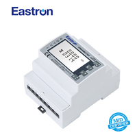 Compteur d'énergie triphasé Eastron SDM630MCT-TCP avec CT, Ethernet Modbus TCP, écran LCD, rail DIN pour la surveillance industrielle photovoltaïque