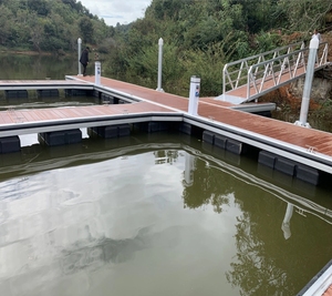 Pe Modular hộp nổi với EPS bọt đầy nhựa Float Tank sử dụng để nhôm Dock nền tảng - Product Image 6