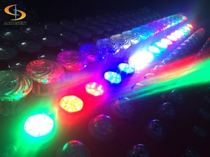 Hot 60 mét kỹ thuật số Cabochon LED 18LEDs RGB ánh sáng pixel 24V DC cung cấp điện - Product Image 6