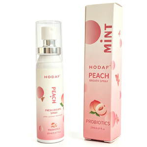 Spray buccal saveur pêche pour une haleine fraîche instantanée, fraîcheur mentholée longue durée et goût pêche sucré pour usage quotidien - Product Image 5