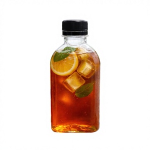 Botellas PET Virgen Profesionales de 220 ml con Tapa de Rosca, de Grado Alimenticio, a Prueba de Fugas, para Almacenamiento de Bebidas y Refrescos - Product Image 1