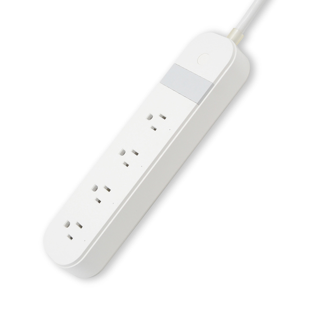 US Industrial Smart Wi-Fi Power Strip Tuya Phone APP Remote Control Overload Protection with 4 Individually Controlled Outlets
