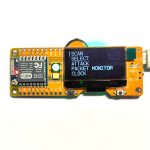 บอร์ดพัฒนา Deauther Mini V4 ESP8266 พร้อม RTC, โปรแกรมโจมตีและป้องกัน WiFi แบบตั้งโปรแกรมได้ ฮาร์ดแวร์อัจฉริยะ DIY X17 - Product Image 2