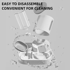 Tempat Makan Hewan Peliharaan Otomatis Desain Baru Gravity <span class=keywords><strong>Pet</strong></span> Self <span class=keywords><strong>Feeder</strong></span> untuk Kucing Anjing Ramah Lingkungan Bahan PP Set Dispenser Makanan dan Air Hewan Peliharaan - Product Image 4