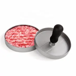 Plancha antiadherente de aluminio para hamburguesas, molde perfecto para hamburguesas, para barbacoa