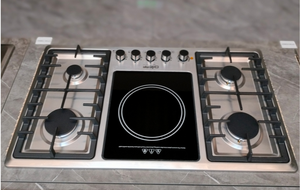 Thiết bị nhà bếp gas và điện bếp inbuilt 5 Burner gas HOB 1 cảm ứng điện bếp gốm 4 gas HOB - Product Image 2
