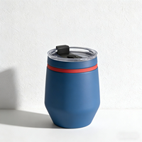 Gobelet sous vide en acier inoxydable 12oz en forme d'œuf, tasse à vin isolée sans BPA, gobelet à vin à Double paroi