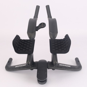 Winowsports Nouveau Guidon de <span class=keywords><strong>Triathlon</strong></span> et Contre-la-montre en Carbone Intégral 15 °   Extension de barre aérodynamique avec clip HB055 - Product Image 3