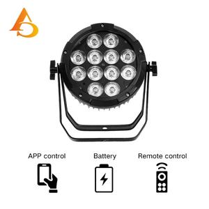 Luz LED de Batería RGBWA+UV con Precio de Mayoreo, IP65 Impermeable, DMX Inalámbrico, 12x18w - Product Image 1