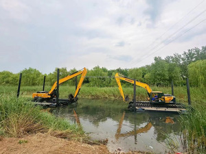 Drague de sable amphibie multifonctionnelle de Chine pour River Lake Lagoon Park Sea <span class=keywords><strong>Port</strong></span> avec pompe à noyau et composants de moteur - Product Image 3