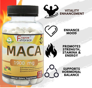 Extrait de racine de Maca Premium 1900 mg en capsules, améliore l'énergie pour les hommes et les femmes, capsules de racine de Maca - Product Image 3