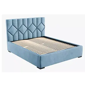 Мебель для постельного белья из дерева, новый дизайн, роскошная современная домашняя кровать размера «King-Queen Size», индивидуальная кровать