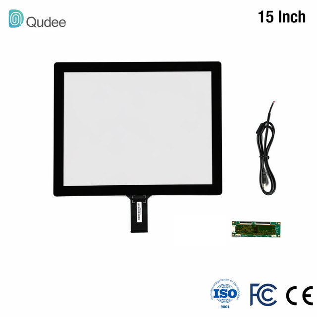 Industrial 15 Inch G + G PCAP Touch Screen Panel EETI Solution Plug and Play Digitizer Overlay for Smart Terminal