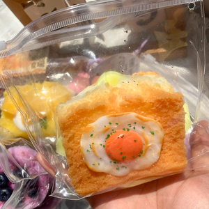 ของเล่นซิลิโคนรูปเค้กจำลอง ชุดของเล่นนุ่มๆ บรรเทาความเครียด ของขวัญสำหรับเด็กและผู้ใหญ่ ช่วงเวลาผ่อนคลาย - Product Image 3