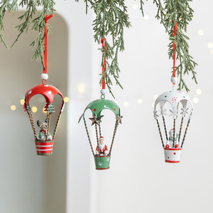 Nouvelle Décoration de Noël 2026 : Pendentif Père Noël Parachutiste, Bonhomme de Neige et Élan Mignon pour Arbre de Noël – Idéal Cadeau - Product Image 1
