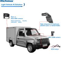 Dashcam 4G 1080P ADAS DSM Lensa Ganda AI 2 Kanal Kamera Dasbor Kontrol Jarak Jauh Pelacakan GPS untuk Mobil Bus