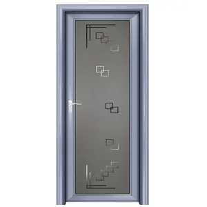 Modern interior decorative bedroom aluminium casement door and window