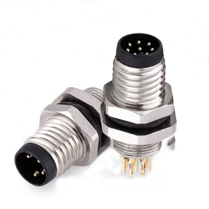 Connecteur M8 8 broches mâle à angle droit, connecteur bimétallique M8, connecteur tubulaire - Product Image 6