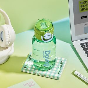 Wholesale Large Capacity Portable Cartoon Printed Plastic Labubu Cup With Straw Travel Mug Kids Water Bottle Custom Logo - Product Image 4