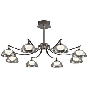 Lámpara colgante nórdica de Arte de gama alta de lujo, lámpara de hierro Simple, lámpara colgante LED de cristal minimalista - Product Image 6