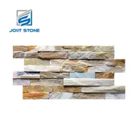स्लिम सुपर पतली बेज संस्कृति पत्थर पैनल प्राकृतिक स्लेट पत्थर की दीवार पैनल