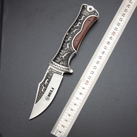 Couteau pliant suisse en acier inoxydable robuste couteau tactique de chasse à haute dureté pour le camping en plein air
