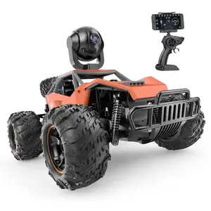 新款热销遥控越野车高清摄像头1:14手机WIFI控制合金摄像头高速汽车玩具