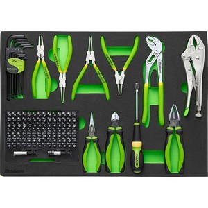 Fasano 100-Piece Automotive Tool <b>Set</b> With Pliers <b>Screwdrivers</b> And <b>Bits</b> For Car Repair - Product Image 1