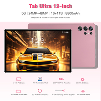 Tablet Original Tab Ultra Barata de 11 Pulgadas, Android, 16 GB, 1 TB, Cámara de 108 MP, 8000 mAh, 5G, Doble SIM, Tarjeta TF, Venta al por Mayor, OEM, África, Asia