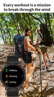 Nouvelle montre connectée ronde HT48, écran 1,46 pouce, appels Bluetooth, batterie 1000 mAh, suivi du sommeil et de l'exercice, lampe de poche, étanche IP68, montre connectée pour homme, ODM