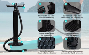En Stock livraison directe pompe SUP gonflable planche à pagaie pompe à air planche à pagaie personnalisée utilisée pour le gonflage - Product Image 6